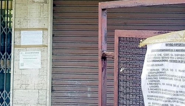 EMERGENZE-TARANTO/ Centro per l\&#039;Impiego chiuso da un anno, domani protesta sotto Palazzo di Città