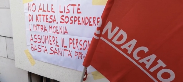 LA PROTESTA/ Morte del medico, la Cgil “sanità al collasso per carenza di personale”