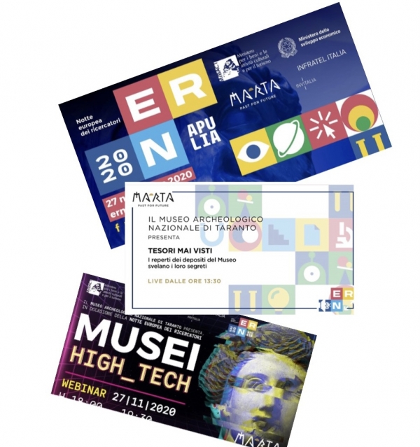 CULTURA/ Incrocio di eventi tra MarTA e Maxxi e al Museo di Taranto da oggi possibile il tour virtuale