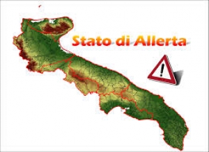 PUGLIA - Avverse condizioni meteo. ATTENERSI ALLE RACCOMANDAZIONI DEL DIPARTIMENTO DELLA PROTEZIONE CIVILE