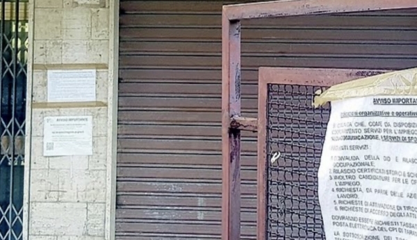 EMERGENZE/ Dall’11 aprile Centro per l’impiego di Taranto chiuso perché “inagibile per motivi igienico-sanitari”