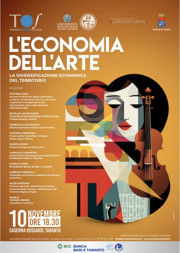 TARANTO OPERA FESTIVAL/ Questa mattina si parla di economia dell’arte e diversificazione economica del territorio