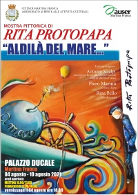 PITTURA/ Si inaugura oggi al Palazzo ducale di Martina Franca la personale di  Rita Protopapa, “Aldilà del mare”