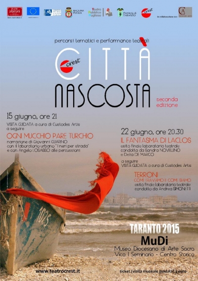 Città nascosta/ Seconda edizione del contenitore di percorsi tematici e performance. A cura del CREST.