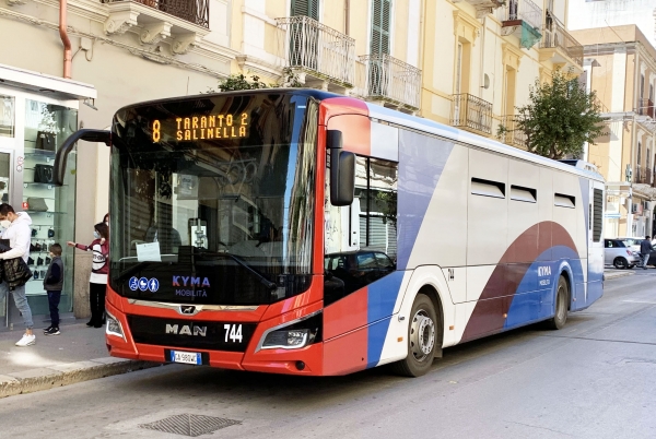 LAVORI IN CORSO- TARANTO/ Deviazioni del percorso autobus di  Kyma Mobiltà su via Dante