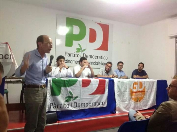TARANTO - I Giovani democratici: &quot;No alle larghe intese&quot;