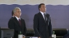 Il premier Renzi ed il presidente della Regione Puglia, Nichi Vendola, durante la cerimonia di apertura della 78esima Fiera del Levante
