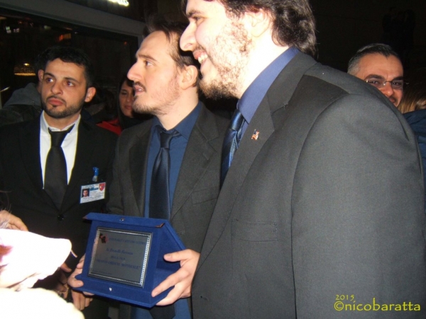 CINEMA/Targa dell’Antiracket Cap. Ultimo ai Fratelli Ferrara per il film “Nuovo Ordine Mondiale”