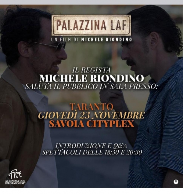 CINEMA/ Michele Riondino presenta Palazzina Laf in Puglia, il 22 e il 23 sarà a Taranto