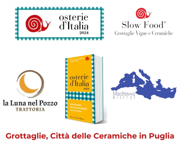 RICONOSCIMENTI/ La città di Grottaglie conquista gli appassionati del buon cibo