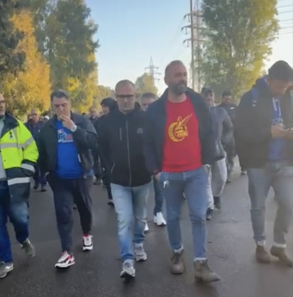 EX ILVA-TARANTO/ Corteo nello stabilimento: senza risposte dal Governo la mobilitazione continuerà