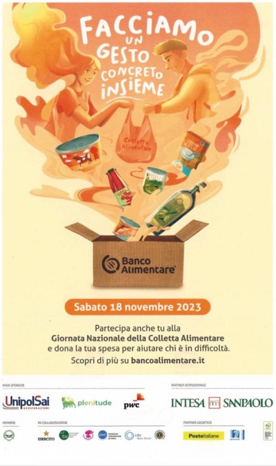 VICINANZE/ Giornata della colletta alimentare, assessore comunale Ficocelli: Taranto ci sarà