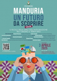 IN AGENDA- MANDURIA/ Turismo: esperti a confronto sulle opportunità della DMO per ottimizzare l&#039;offerta