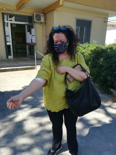 CORONAVIRUS/ È Chiara la prima persona, a Palagiano, ad essersi sottoposta al test sierologico