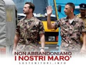 &quot;Confidiamo che possano riaprirsi prospettive per la liberazione dei due marò il tarantino Massimiliano Latorre ed il barese  Salvatore Girone &quot;. Lo ha dichiarato il Presidente Giorgio Napolitano in collegamento video con i due militari pugliesi.