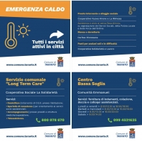 EMERGENZA CALDO/ Attivati servizi di sostegno e assistenza a Taranto e Statte