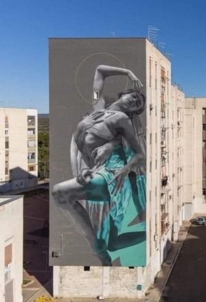 STREET ART CITIES/ “L’amore è più forte della morte” realizzato a Taranto in corsa come più come più bel murales del mondo