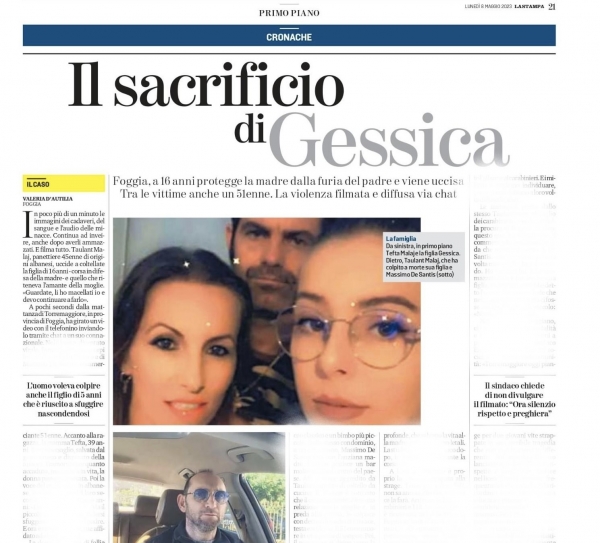 ORRORE A FOGGIA/ Uccide la figlia 16enne che difende la madre e il vicino, poi filma tutto