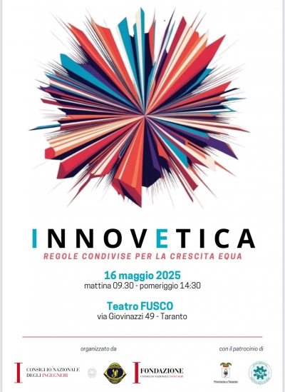 IN AGENDA-TARANTO/  Innovetica, una Giornata per parlare di innovazione tra mare, cielo, terra