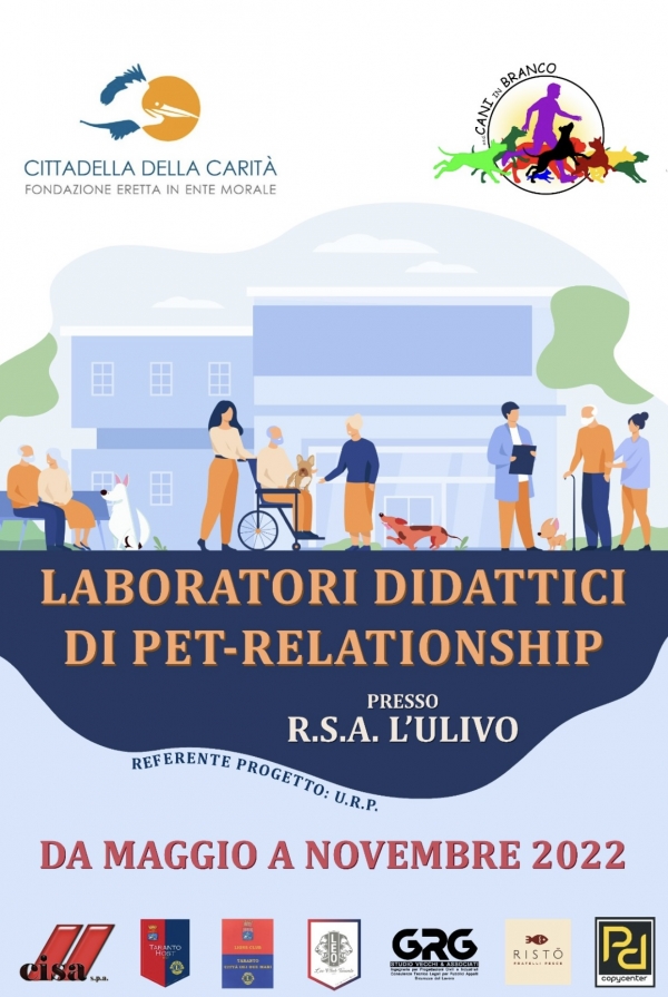 IL PROGETTO/ Relazionarsi con i cani è terapeutico, alla Cittadella della Carità partono i laboratori didattici