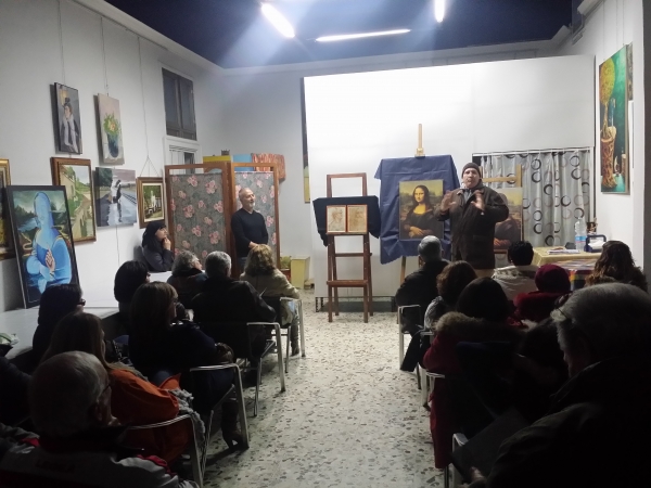 TALSANO/Incontro su &quot;La Gioconda decifrata&quot; nel Centro Culturale Arte e Fantasia con l&#039;artista Alberto Di Scanio