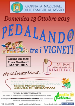 MANDURUA - Pedalando tra i Vigneti: destinazione…Museo della Civiltà del Vino Primitivo