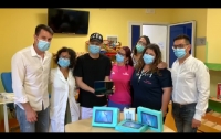 LE BUONE NOTIZIE/ Gli alunni e gli insegnanti del Pertini di Taranto donano tablet e casse ai degenti di Oncoloematologia Pediatrica Nadia Toffa