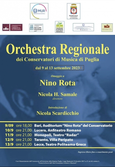 ESTATE TARANTINA/ Orchestra dei conservatori di Puglia, si esibisce con un omaggio a Nino Rota