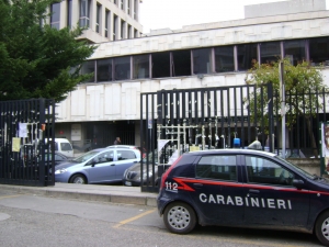 L&#039;esterno del Tribunale di Taranto