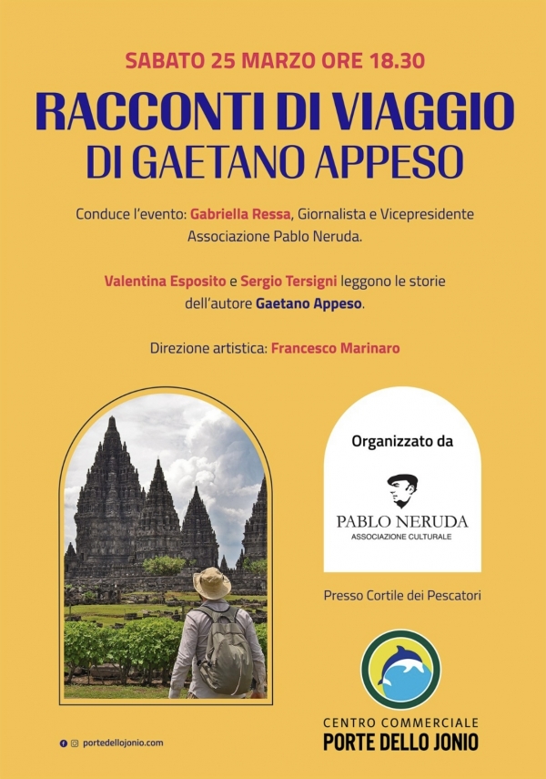 MARZO TARANTINO/ I Racconti di viaggio di Gaetano Appeso: incontro con l’autore