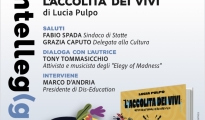 IN AGENDA- STATTE/ Il 23, in biblioteca, la presentazione de L'Accolita dei vivi, reportage letterario di Lucia Pulpo su chi sceglie di "vivere"
