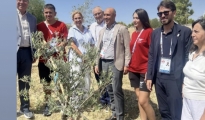 GIOCHI DEL MEDITERRANEO- TARANTO/ Inaugurata accanto allo Iacovone la prima  "Foresta degli Atleti del Mediterraneo"