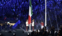 GIOCHI DEL MEDITERRANEO-TARANTO/ Due corazzieri tarantini alzabandiera  alla cerimonia di apertura