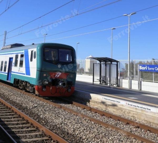 FASE 2/ Sono 12mila le persone che hanno viaggiato tra lunedì e martedì in Puglia sui treni regionali di Trenitalia