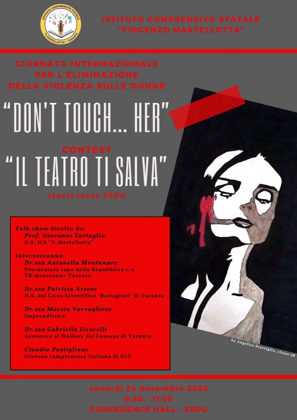 NON SOLO IL 25 NOVEMBRE/ Alla Martellotta di Taranto talk show e contest Il teatro ti salva
