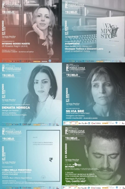 APPUNTAMENTI/ Solstizio d’estate con il Festival internazionale di poesia civile e contemporanea del Mediterraneo
