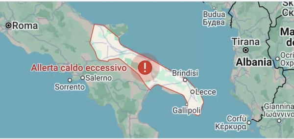 ESTATE BOLLENTE/ Oggi allerta caldo in Puglia: previste temperature molto elevate