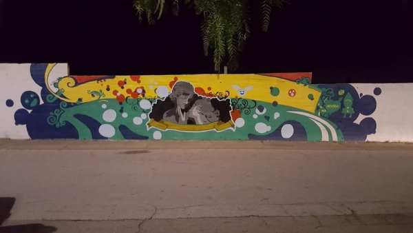 PALAGIANELLO - Un murales per emozionarsi. La street-art degli artisti Carrieri, Resta e Caragnano