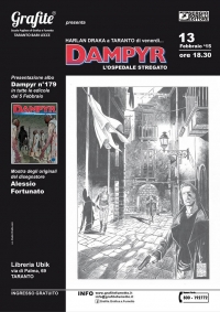 APPUNTAMENTI - &quot;Dampyr - L&#039;ospedale stregato&quot;. A Taranto le tavole originali dell&#039;albo a fumetti