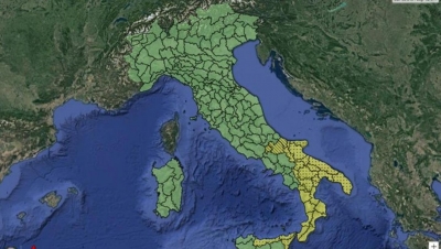 MALTEMPO/ Allerta gialla in 5 regioni, tra queste c’è la Puglia