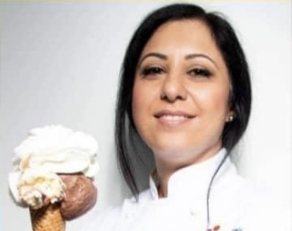 ECCELLENZE / Katia Cavallo di Grottaglie al Festival del gelato artigianale con una creazione al caffè leccese