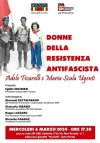 IN AGENDA- TARANTO/  Mercoledì si parla di Adele Ficarelli e Ugenti Maria Scala, Donne della Resistenza Antifascista
