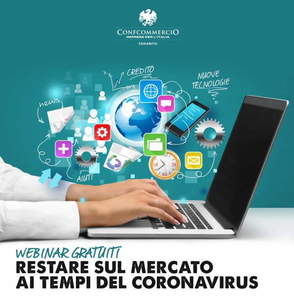 FORMAZIONE A DISTANZA/ Restare sul mercato ai tempi del Coronavirus, i web seminar per le imprese di Confcommercio