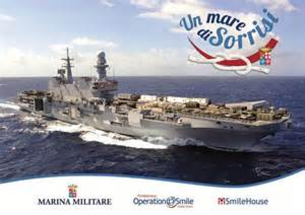 TARANTO - La Marina Militare dalla Portaerei CAVOUR presenta LA MANIFESTAZIONE &quot;CALICE PER UN SORRISO”