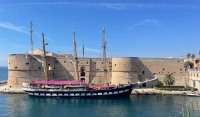 GIOCHI DEL MEDITERRANEO/TARANTO/ C'&egrave; anche nave Palinuro, a bordo cerimonia per l'emissione del francobollo celebrativo