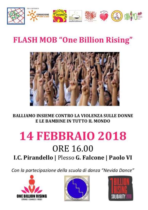 FEMMINICIDI - Mercoledì alla &quot;Falcone&quot; di Paolo VI &quot;One Billion Rising&quot;, la rivoluzione a passi di danza contro la violenza sulle donne