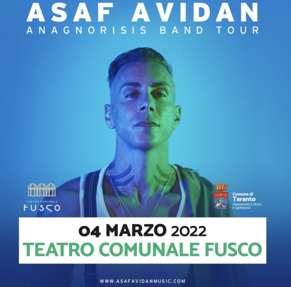 MUSICA/ Taranto unica tappa del Sud Italia per Asaf Avidan, si esibirà al Fusco il 4 marzo del 2022