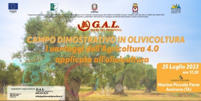 APPUNTAMENTI/ Ad Avetrana si parla dei vantaggi dell’Agricoltura 4.0 applicata all’olivicoltura e analisi dei primi risultati raccolti